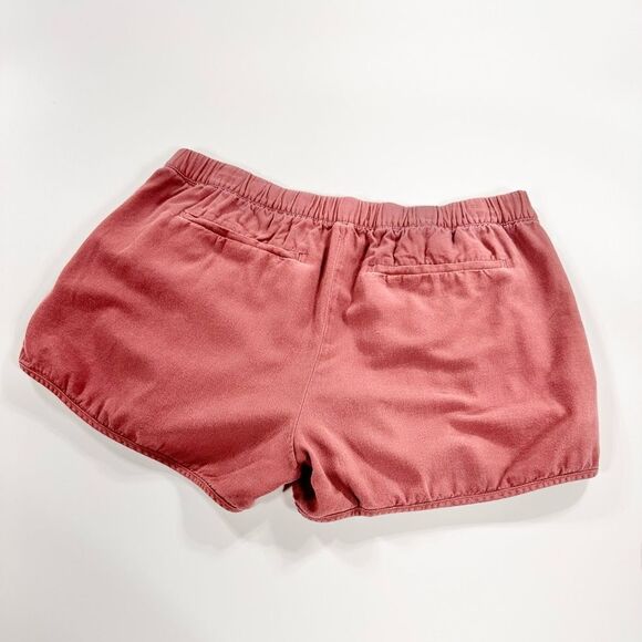 Madewell mauve cotton pull on shorts S - Picture 2 of 9